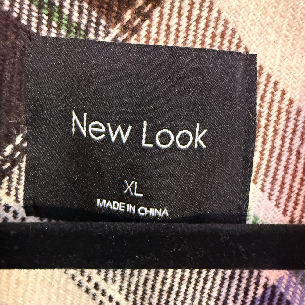 New Look Women's Shacket - Brown, Blue, Green, Cream - Picture 3 of 4